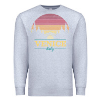 Heather Grey venice italy   vintage retro italian travel souvenir gift pullover hoo Premium Sweatshirt - longCreatives