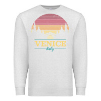 Oatmeal Heather venice italy   vintage retro italian travel souvenir gift pullover hoo Premium Sweatshirt - longCreatives