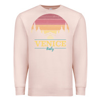 Pale Pink venice italy   vintage retro italian travel souvenir gift pullover hoo Premium Sweatshirt - longCreatives