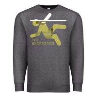 Charcoal Heather The Backrooms graphic Premium Sweatshirt - longCreatives