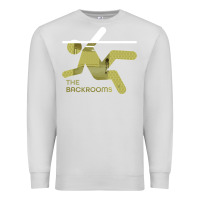 Dove Grey The Backrooms graphic Premium Sweatshirt - longCreatives