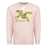 Pale Pink The Backrooms graphic Premium Sweatshirt - longCreatives