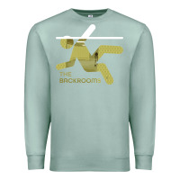 Seafoam The Backrooms graphic Premium Sweatshirt - longCreatives