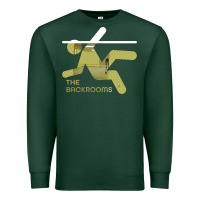 Sports Green The Backrooms graphic Premium Sweatshirt - longCreatives