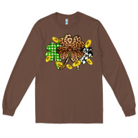 Chestnut St. Patrick's Day shamrocks Long Sleeve Tee - OliviaCreatesArt