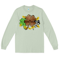 Matcha St. Patrick's Day shamrocks Long Sleeve Tee - OliviaCreatesArt