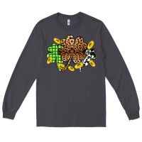 Smoke St. Patrick's Day shamrocks Long Sleeve Tee - OliviaCreatesArt