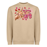Mushroom Not Today Cupid Heavyweight Sweatshirt - CowhideDigitalArt