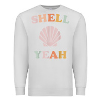 Dove Grey vintage retro shell yeah beach tropical vacation gifts t shirt Premium Sweatshirt - longCreatives