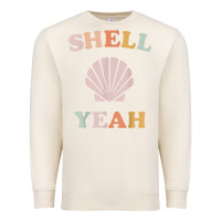 Sandshell vintage retro shell yeah beach tropical vacation gifts t shirt Premium Sweatshirt - longCreatives