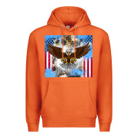 Carrot America Eagle Premium Hoodie - CowhideDigitalArt
