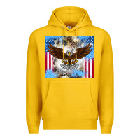 Lemon America Eagle Premium Hoodie - CowhideDigitalArt