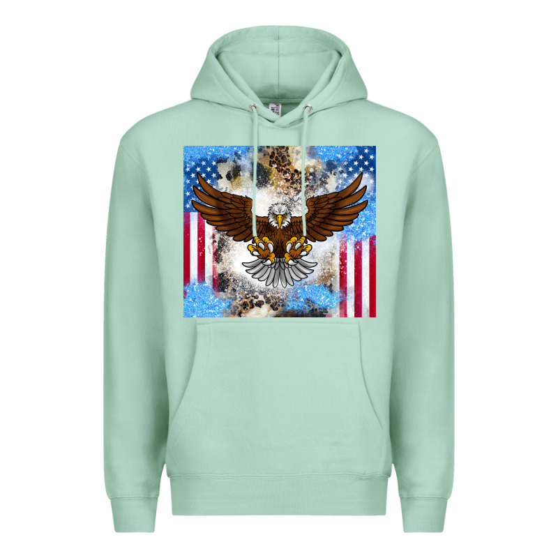 America Eagle Premium Hoodie by CowhideDigitalArt | Teevron