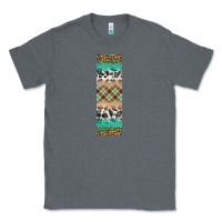 Charcoal Heather fall pattern Classic Tee - Artiststas