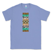 Colony Blue fall pattern Classic Tee - Artiststas