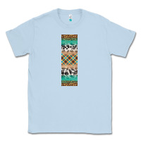 Dusty Blue fall pattern Classic Tee - Artiststas