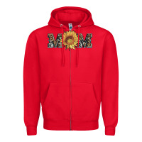 Red sunflower mom mothers day Zipper Hoodie - Artiststas