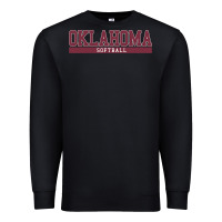 Black Oklahoma Softball Premium Sweatshirt - longCreatives