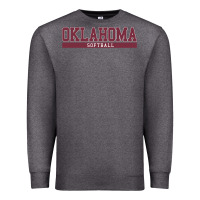 Charcoal Heather Oklahoma Softball Premium Sweatshirt - longCreatives