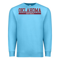 Ocean Blue Oklahoma Softball Premium Sweatshirt - longCreatives