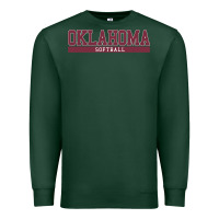 Sports Green Oklahoma Softball Premium Sweatshirt - longCreatives