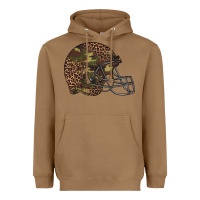 Toasted Coconut American football helmet Heavyweight Hoodie - BarkalooDesign