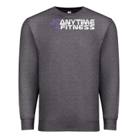 Charcoal Heather Anytimes Fitness Premium Sweatshirt - longCreatives