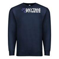 Navy Anytimes Fitness Premium Sweatshirt - longCreatives