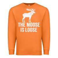Carrot The Moose Is Loose Alaska Moose Premium Sweatshirt - longCreatives