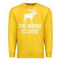 Lemon The Moose Is Loose Alaska Moose Premium Sweatshirt - longCreatives