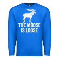 True Royal The Moose Is Loose Alaska Moose Premium Sweatshirt - longCreatives