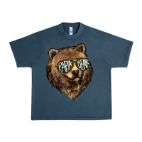 Midnight Navy Papa Bear Urban Heavy Tee - HowdyJamesFarm