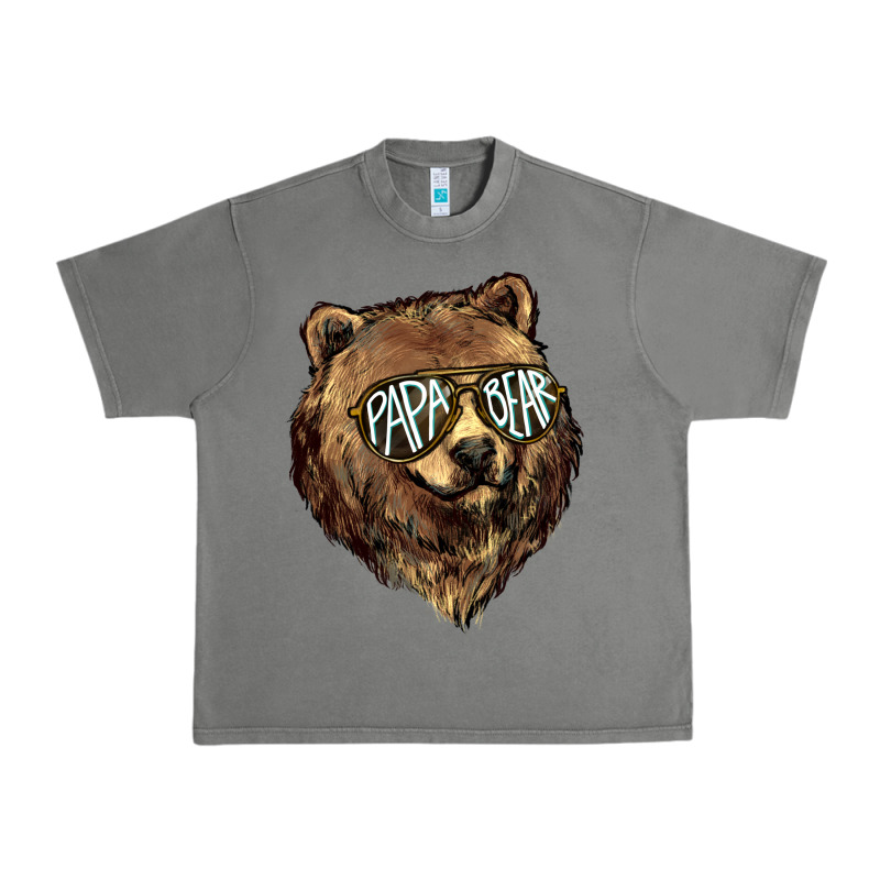 Papa Bear Urban Heavy Tee by HowdyJamesFarm | Teevron