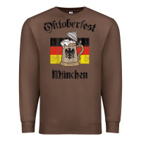 Chestnut Oktoberfest München German Flag Beer Stein Premium Sweatshirt - longCreatives