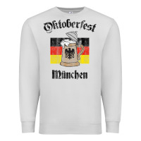 Dove Grey Oktoberfest München German Flag Beer Stein Premium Sweatshirt - longCreatives