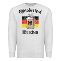Oatmeal Heather Oktoberfest München German Flag Beer Stein Premium Sweatshirt - longCreatives