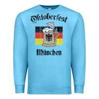 Ocean Blue Oktoberfest München German Flag Beer Stein Premium Sweatshirt - longCreatives