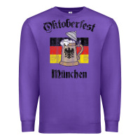 Purple Oktoberfest München German Flag Beer Stein Premium Sweatshirt - longCreatives