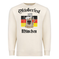 Sandshell Oktoberfest München German Flag Beer Stein Premium Sweatshirt - longCreatives