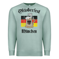 Seafoam Oktoberfest München German Flag Beer Stein Premium Sweatshirt - longCreatives