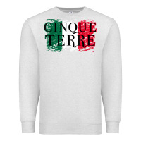 Oatmeal Heather cinque terre italy travel distressed t shirt Premium Sweatshirt - longCreatives