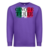 Purple cinque terre italy travel distressed t shirt Premium Sweatshirt - longCreatives