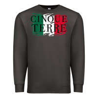 Smoke cinque terre italy travel distressed t shirt Premium Sweatshirt - longCreatives