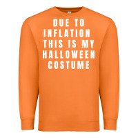 Carrot due to inflation, this is my halloween costume pullover Premium Sweatshirt - longCreatives