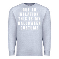 Heather Grey due to inflation, this is my halloween costume pullover Premium Sweatshirt - longCreatives