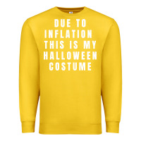 Lemon due to inflation, this is my halloween costume pullover Premium Sweatshirt - longCreatives