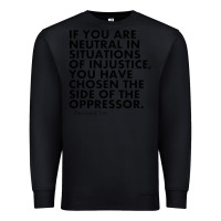 Black human rights quote protest political Premium Sweatshirt - longCreatives