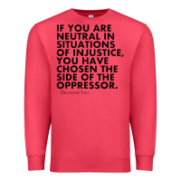 Cardinal human rights quote protest political Premium Sweatshirt - longCreatives