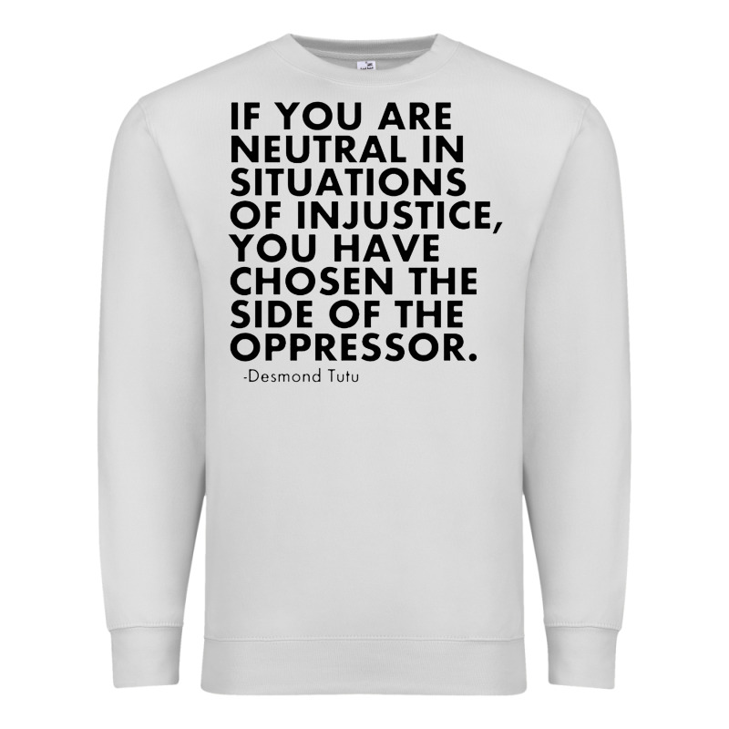 Human Rights Quote Protest Political Premium Sweatshirt by longCreatives | Teevron