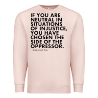 Pale Pink human rights quote protest political Premium Sweatshirt - longCreatives